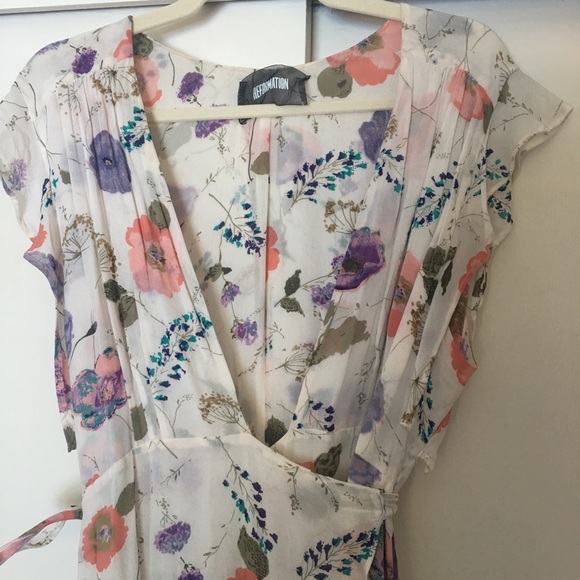 Reformation Charlene Dress in Yasmin, sz L - Picture 7 of 8